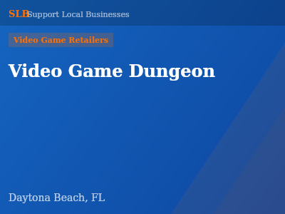 Video Game Dungeon — Video Game Retailers in Daytona Beach, FL