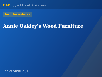 Annie Oakley's Wood Furniture — furniture-stores in Jacksonville, FL