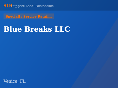 Blue Breaks LLC — Specialty Service Retailers in Venice, FL
