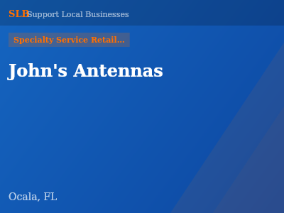 John's Antennas — Specialty Service Retailers in Ocala, FL