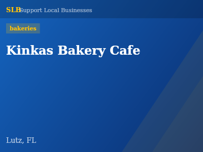 Kinkas Bakery Cafe — bakeries in Lutz, FL