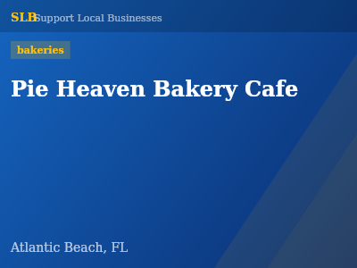 Pie Heaven Bakery Cafe — bakeries in Atlantic Beach, FL