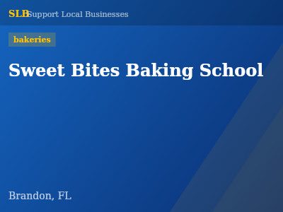Sweet Bites Baking School — bakeries in Brandon, FL