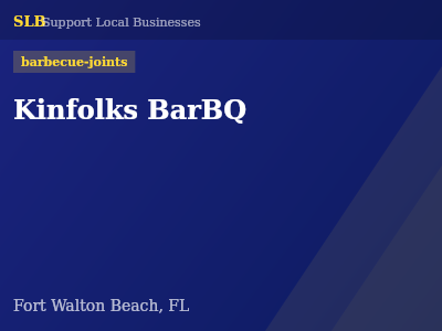Kinfolks BarBQ — barbecue-joints in Fort Walton Beach, FL