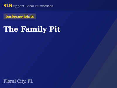 The Family Pit — barbecue-joints in Floral City, FL