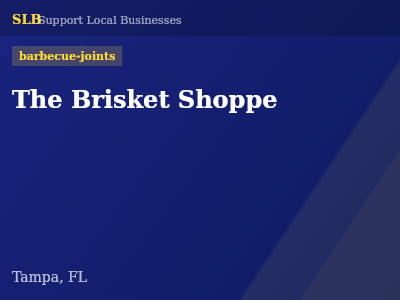 The Brisket Shoppe — barbecue-joints in Tampa, FL