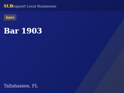 Bar 1903 — bars in Tallahassee, FL