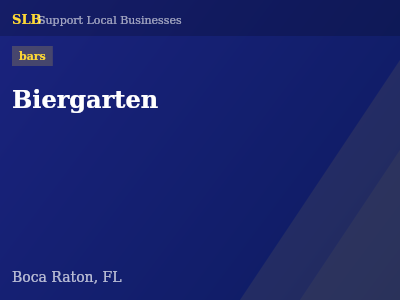 Biergarten — bars in Boca Raton, FL