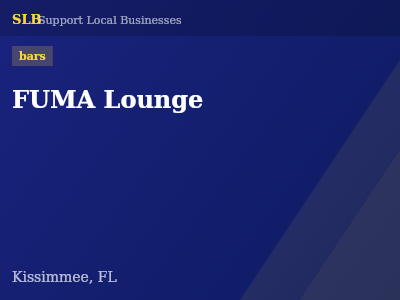 FUMA Lounge — bars in Kissimmee, FL