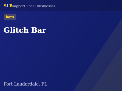 Glitch Bar — bars in Fort Lauderdale, FL