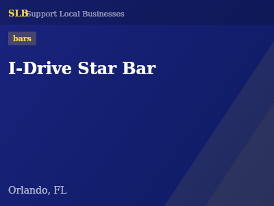 I-Drive Star Bar — bars in Orlando, FL