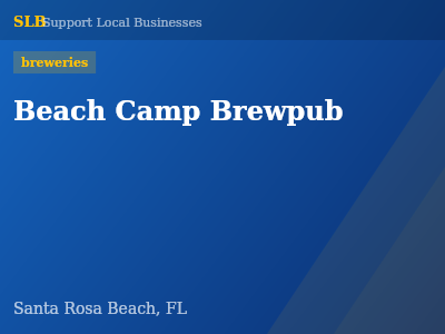 Beach Camp Brewpub — breweries in Santa Rosa Beach, FL