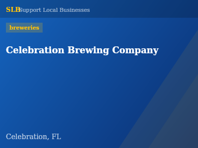 Celebration Brewing Company — breweries in Celebration, FL