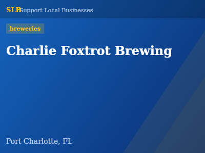 Charlie Foxtrot Brewing — breweries in Port Charlotte, FL