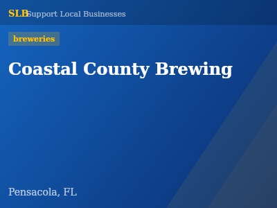 Coastal County Brewing — breweries in Pensacola, FL