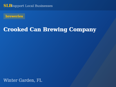 Crooked Can Brewing Company — breweries in Winter Garden, FL