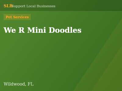 We R Mini Doodles — Pet Services in Wildwood, FL