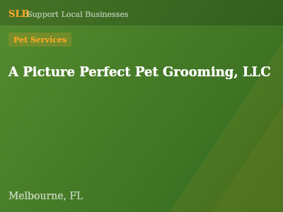 A Picture Perfect Pet Grooming, LLC — Pet Services in Melbourne, FL