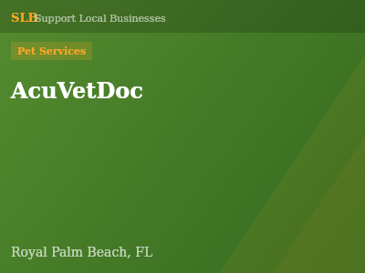 AcuVetDoc — Pet Services in Royal Palm Beach, FL