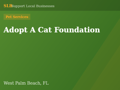 Adopt A Cat Foundation — Pet Services in West Palm Beach, FL