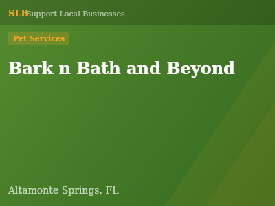 Bark n Bath and Beyond — Pet Services in Altamonte Springs, FL