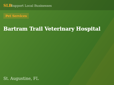 Bartram Trail Veterinary Hospital — Pet Services in St. Augustine, FL