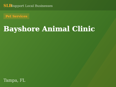 Bayshore Animal Clinic — Pet Services in Tampa, FL