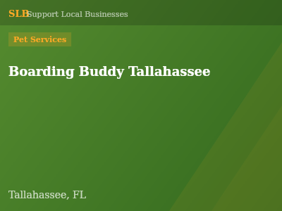 Boarding Buddy Tallahassee — Pet Services in Tallahassee, FL