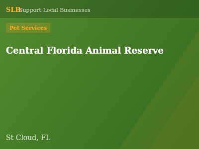 Central Florida Animal Reserve — Pet Services in St Cloud, FL