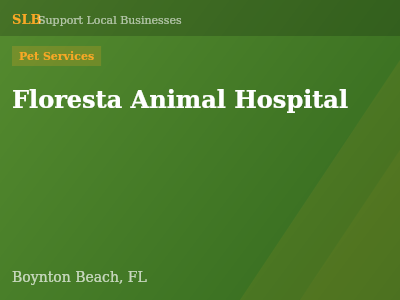 Floresta Animal Hospital — Pet Services in Boynton Beach, FL
