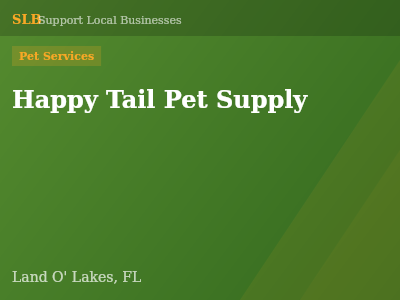 Happy Tail Pet Supply — Pet Services in Land O' Lakes, FL