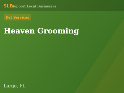 Heaven Grooming — Pet Services in Largo, FL