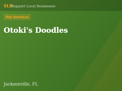 Otoki's Doodles — Pet Services in Jacksonville, FL