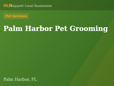 Palm Harbor Pet Grooming — Pet Services in Palm Harbor, FL