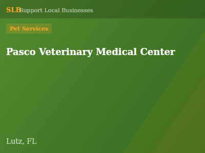 Pasco Veterinary Medical Center — Pet Services in Lutz, FL