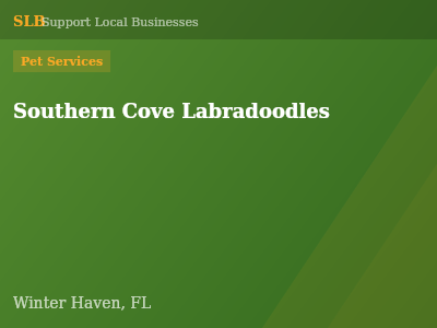 Southern Cove Labradoodles — Pet Services in Winter Haven, FL