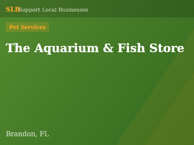 The Aquarium & Fish Store — Pet Services in Brandon, FL