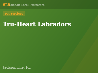 Tru-Heart Labradors — Pet Services in Jacksonville, FL