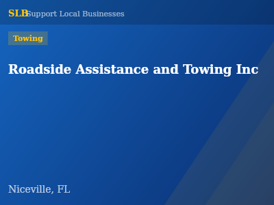 Roadside Assistance and Towing Inc — Towing in Niceville, FL