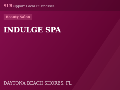 INDULGE SPA — Beauty Salon in DAYTONA BEACH SHORES, FL