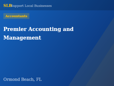 Premier Accounting and Management — Accountants in Ormond Beach, FL