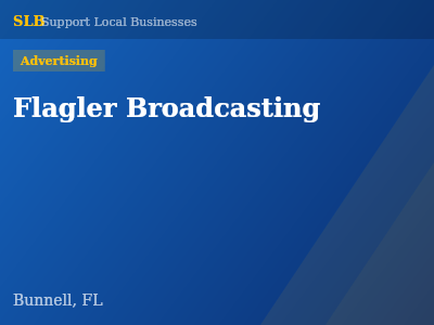 Flagler Broadcasting — Advertising in Bunnell, FL