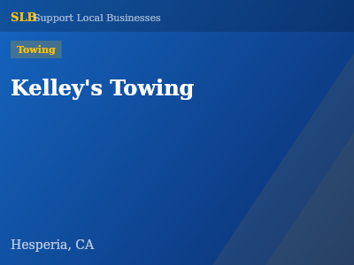 Kelley's Towing — Towing in Hesperia, CA