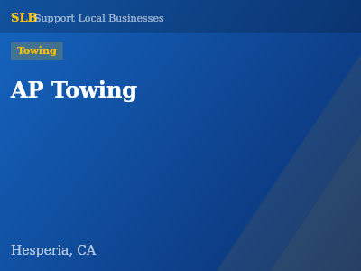 AP Towing — Towing in Hesperia, CA