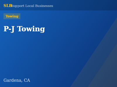 P-J Towing — Towing in Gardena, CA