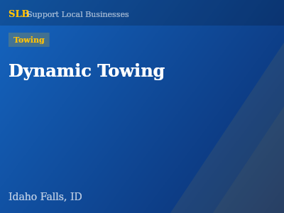 Dynamic Towing — Towing in Idaho Falls, ID