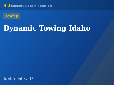 Dynamic Towing Idaho — Towing in Idaho Falls, ID