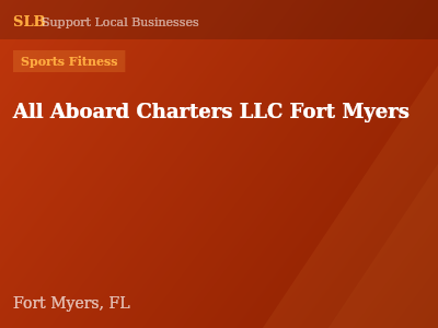All Aboard Charters LLC Fort Myers — Sports Fitness in Fort Myers, FL