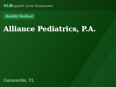 Alliance Pediatrics, P.A. — Health Medical in Gainesville, FL