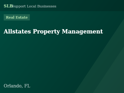 Allstates Property Management — Real Estate in Orlando, FL
